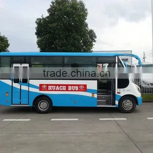 China Diesel Fuel 6.6m Diesel Maual 23 Seats New Model Mini Bus for Sale thumbnail-2