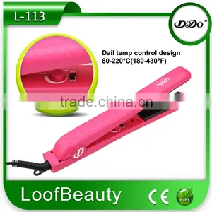 PTC Heater, Fast Heat up Dail Temp Control Design, 80-220C(180-430F)hair Flat Iron thumbnail-4