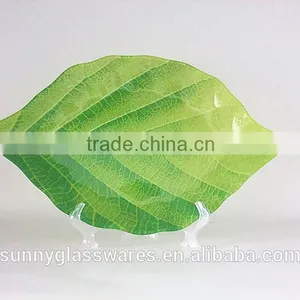 The Leaves of Lucky Glass Plate thumbnail-1
