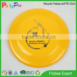 Philippines Market 2015 BSCI Factory Cat Toys for Kids Soft PE 23cm Dia Plastic Frisbee for Sales thumbnail-5