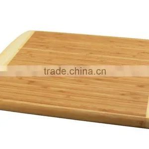Best ORGANIC Bamboo Wood Cutting & Chopping Board With Groove - Extra Large 14.5" x 11.5" thumbnail-2