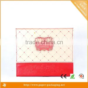 Square Cardboard Custom Jewelry Leather Box thumbnail-1