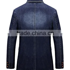 New European Style Denim Jacket thumbnail-6