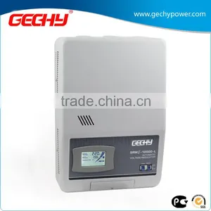 SRWII-12000-L Single Phase Wall Mounted LCD Display Relay Control Type Full Automatic AC Voltage Regulator/stabilizer/AVR thumbnail-1