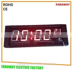 Light Sensor Led Kitchen Clock With Second thumbnail-3