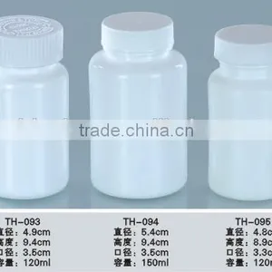 Screw Cap Round 120ml 150ml Healthcare Plastic PE Liquid Dispenser Bottle Pill Bottle Quality Choice thumbnail-1