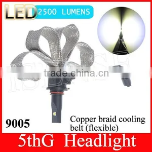 2500LM no Fan Newest 5th Generation 9005 IP65 Flexible Good Quality All in One LED Head Lamp thumbnail-1