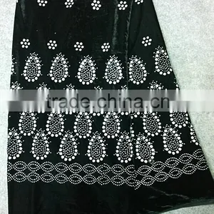 Nigeria Velvet Lace Lace Velvet Dresses of Pakistan Velvet Evening Dresses With Lace Pictures thumbnail-6