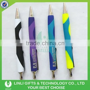 2016 Plastic Rubber Coated Promotional Pen thumbnail-2