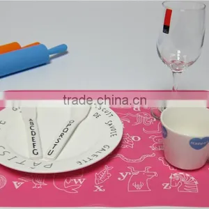 Custom Silicone Baby Placemat One-piece Silicone Placemat thumbnail-3