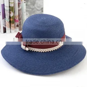 Promotion With Custom Printed Logo Good Quality Custom Made Panama Straw Hats thumbnail-5