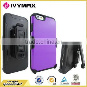 Cell Phone Belt Clip Stand Case for Apple Iphone6 4.7' thumbnail-1