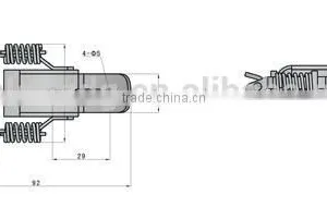2014 Wholesales SK3-011 Spring Tight Draw Latch thumbnail-3