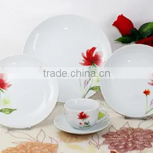 20 Piece High Quality Coupe Shape Porcelain Dinner Set,valentine Dinnerware Set thumbnail-6