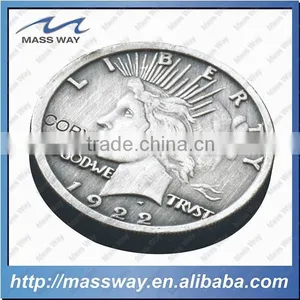 Cool Custom 3D Antique Pewter Alloy Commemorate Coin thumbnail-1
