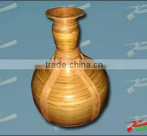 Rattan Bamboo Vase Pot - MLOH62 thumbnail-1