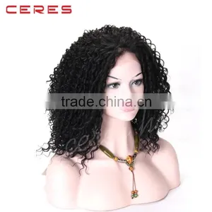 Natural Color Lace Front Kinky Curly Wig for Fashional Lady thumbnail-3
