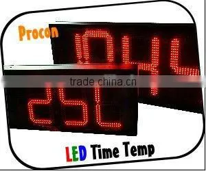 10'' Led Time And Temperature Sign Board thumbnail-1