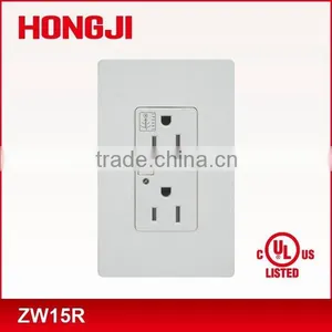 Z-WAVE Remote Control Wireless Duplex Tamper Resistant Receptacle thumbnail-1