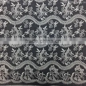 Embroidery Fabric or Gold Sequin or Silver Sequin Fabric thumbnail-3
