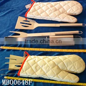 3 PCS Stainless Steel Bbq Tool Set thumbnail-1
