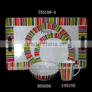 Decorative Handle Melamine Tray thumbnail-2