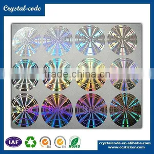 Security Hologram Label Gloss Lamination Self Adhesive Hologram Sticker thumbnail-1
