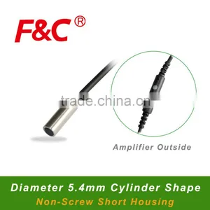 F3C-5.4WSQ1.2 Series M5 Proximity Sensor, Amplifier Outside, Short Length Housing, Flush/NPN/PNP/NO/NC Offered. thumbnail-1