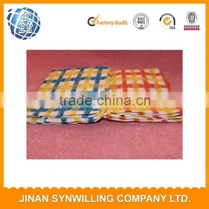 China Yarn Dyed Cotton Plain Tea Towels Decorative Kitchen Towel Set thumbnail-1
