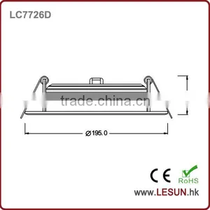 15W Recessed Led Round Panel Downlight LC7726D thumbnail-2