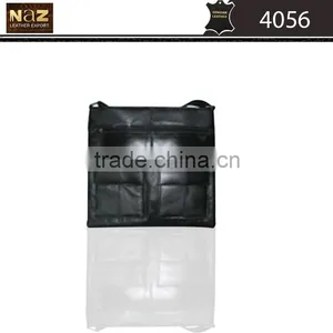 Leather Patchwork Bag in Rectangle Shape thumbnail-1