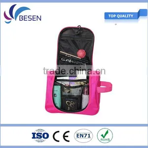 New Style Women&Man Fashion Functional Portable Hanging Folding Travel Cosmetic Bags,toiletry Bag With Hook thumbnail-1