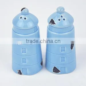 Retro Tower Salt and Pepper Shaker Decorative thumbnail-1