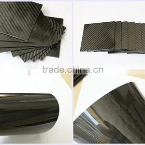 China Carbon Fiber Manufacture Twill Type High Gloss 3mm 1000x1500mm Carbon Fiber Lamination Sheet thumbnail-3