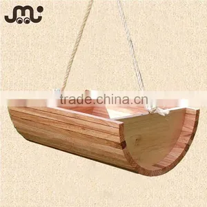 Handmade Garden Wooden Hanging Planter thumbnail-1