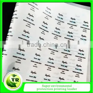 PET Silicone Heat Transfer Care Label for Clothing thumbnail-1