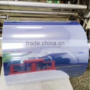 Transparent Blue Pvc Shrink Film for Packing or Pharma thumbnail-1