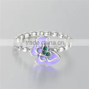 Fashion Jewellery Color Enamel Ladies Finger Rings thumbnail-2