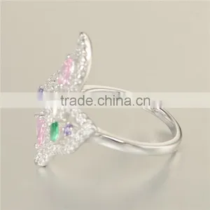 Wholesale Metal Ring With Color Stones thumbnail-4