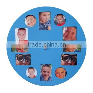 Round Wall Clock With Photo Frame/Photo Frame Clock YZ-3181B thumbnail-1