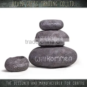 2016 Outdoor Stone With Candle Holder in Decoration thumbnail-1