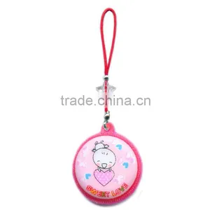 Promotional Gift Carton Customized Shaped Round PVC Mobile Phone Rub thumbnail-1