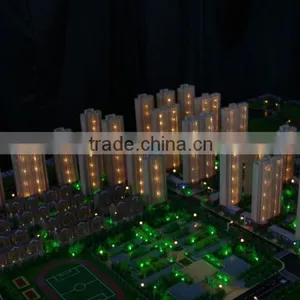 3D Maquette Apartment House Building Scale Model Making thumbnail-2
