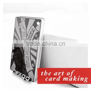 Bulk Supplier Cheap Laser Cut Custom Stainless Steel Metal Business Card thumbnail-5