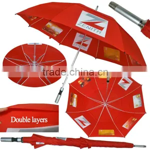 Custom Print Umbrella,double Canopy Golf Umbrella, Aluminum Umbrella thumbnail-1