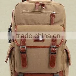 2016 Canvas Hiking Backpack, Mens Canvas Bag, Canvas Backpack thumbnail-2