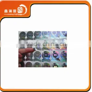High Quality New Custom Hot Stamping Hologram Sticker on Fabricg thumbnail-1