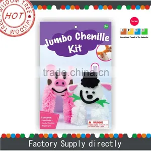 Handcraft Kid Toy- Pig & Sheep, DIY Jumbo Chenille Stem thumbnail-1