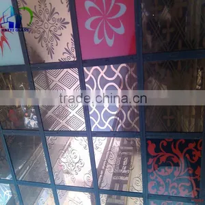 Colorful Patterned Glass Art Glass Porch (the Crab Apple, the Mayflower, Diamonds, Etc) thumbnail-4