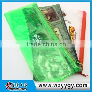 Different Color Pvc Pen Bag With Printing thumbnail-2